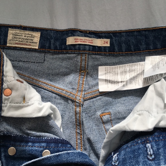 Levi's Ribcage Straight Ankle Jeans (Georgie, 24) - Picture 2 of 3